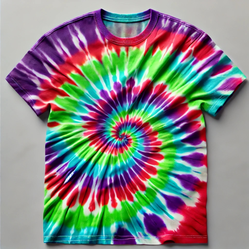 spiral tie dye